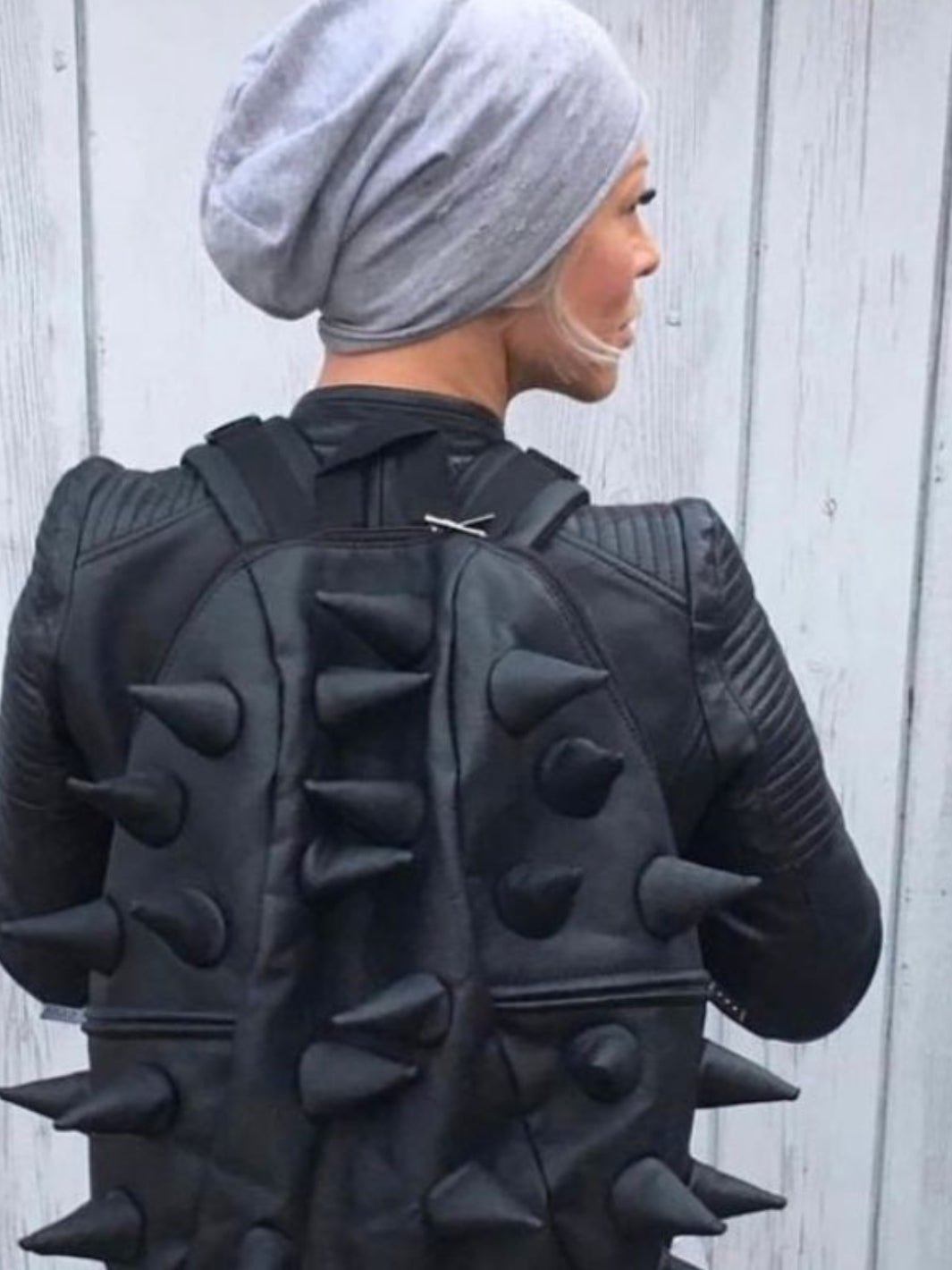 Woman Wearing Got Your Black - Black Backpack | Madpax