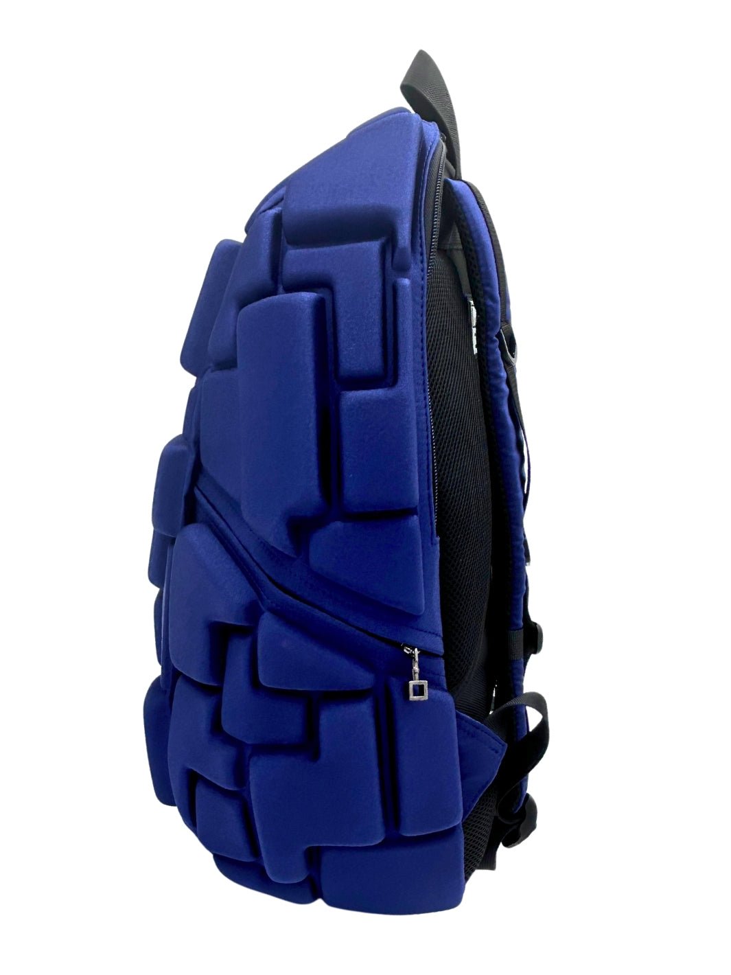 Side view of Wild Blue Yonder navy blue ackpack - Madpax