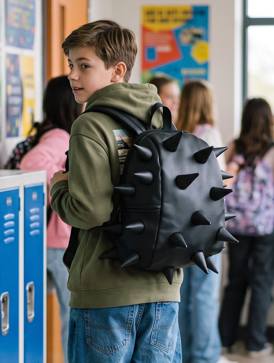 Got Your Black spiked black backpack medium boy green hoodie #size_medium