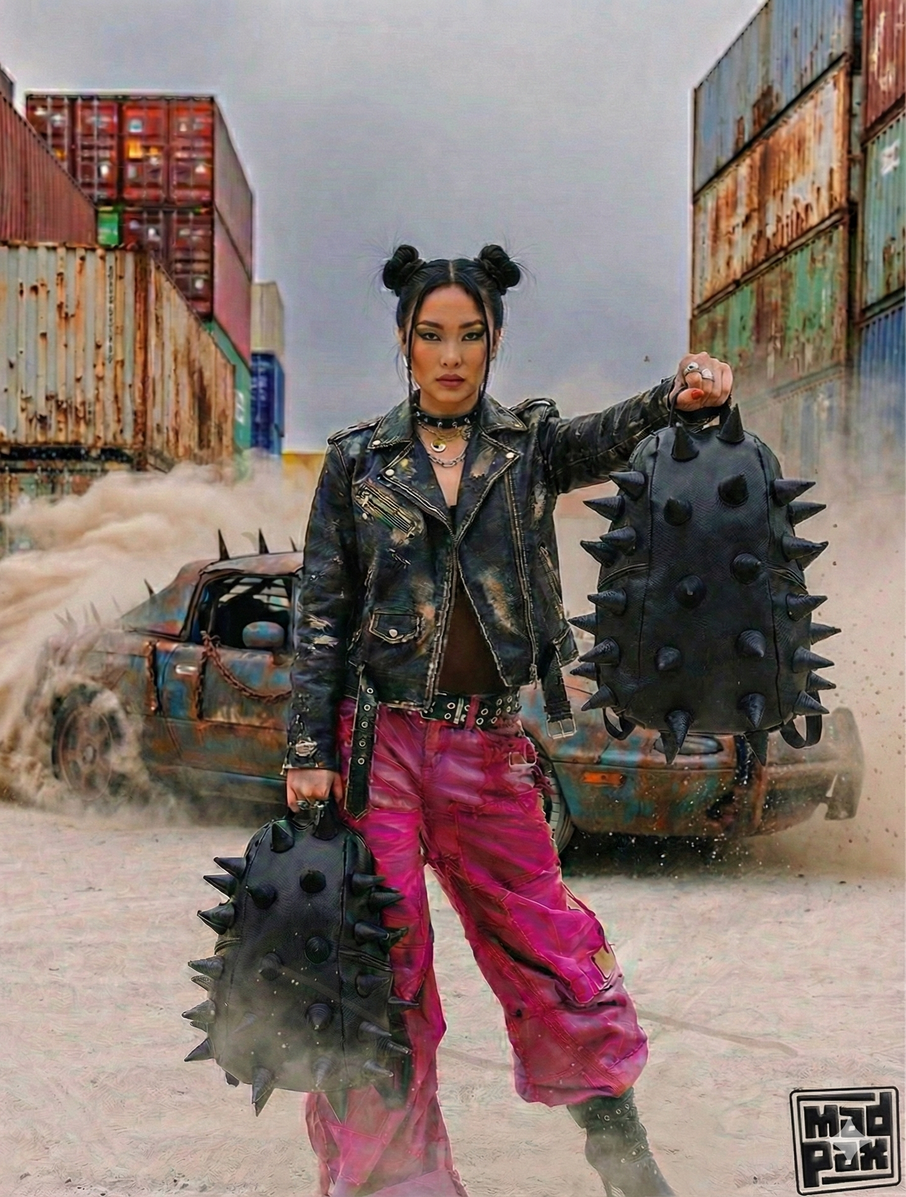 MadPax / LOUD BY DESIGN / Statement Spiked Backpacks – MADPAX