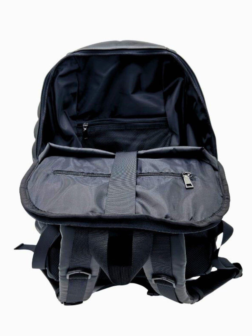 Zippered Pockets of Got Your Black Backpack | Madpax
