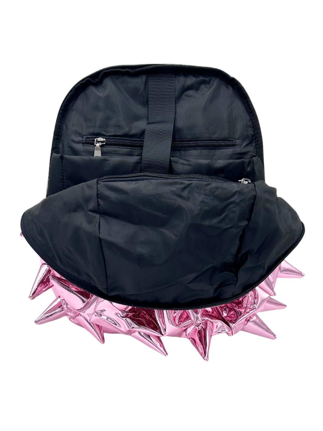 gap mini backpack Madpax 15" Spike Mirror Metallic Pink Laptop Backpack