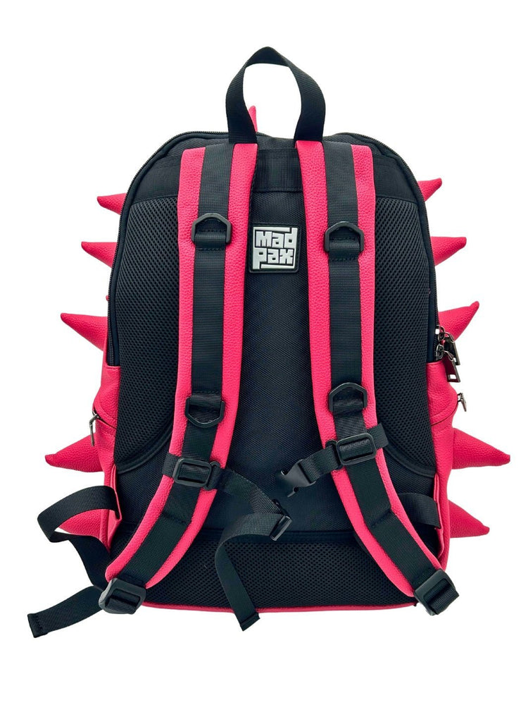 Back View of Think Pink - Hot Pink Backpack - Madpax