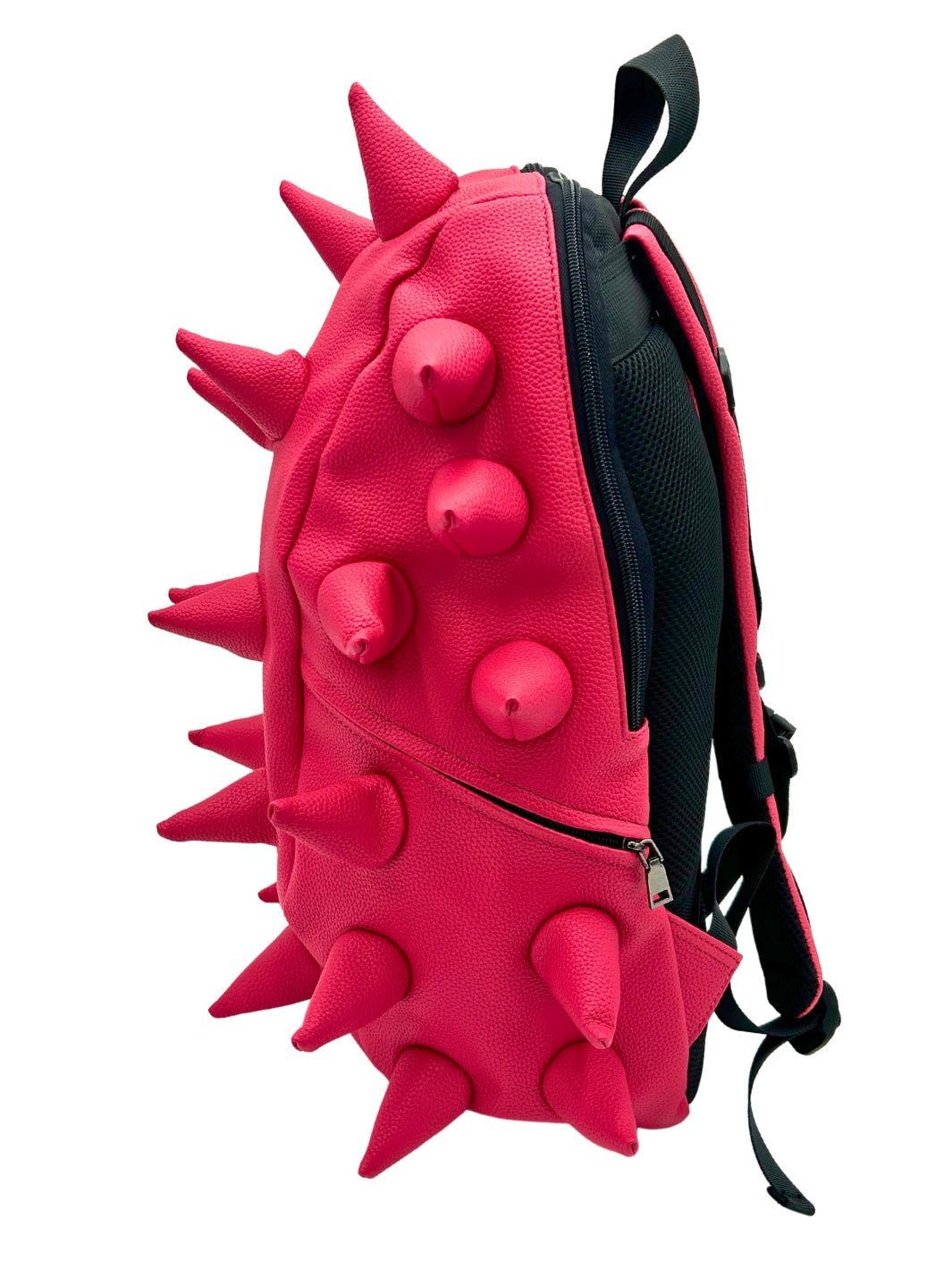 Side View of Think Pink - Hot Pink Backpack - Madpax