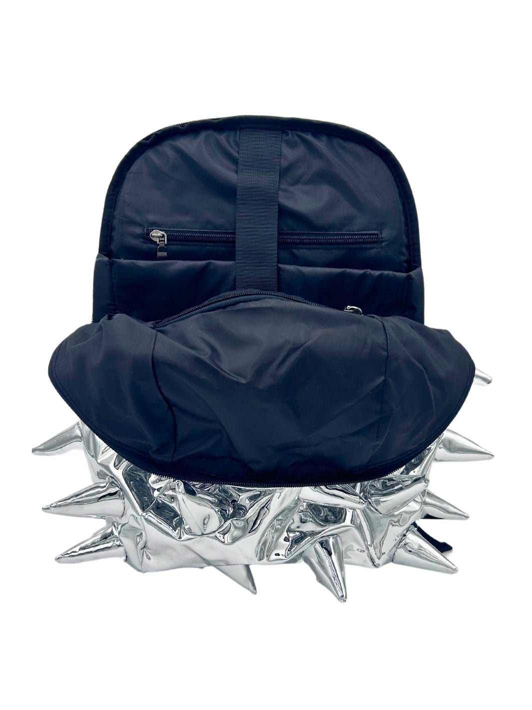 Silver Backpack with Spikes | Thunderchrome | Madpax – MADPAX