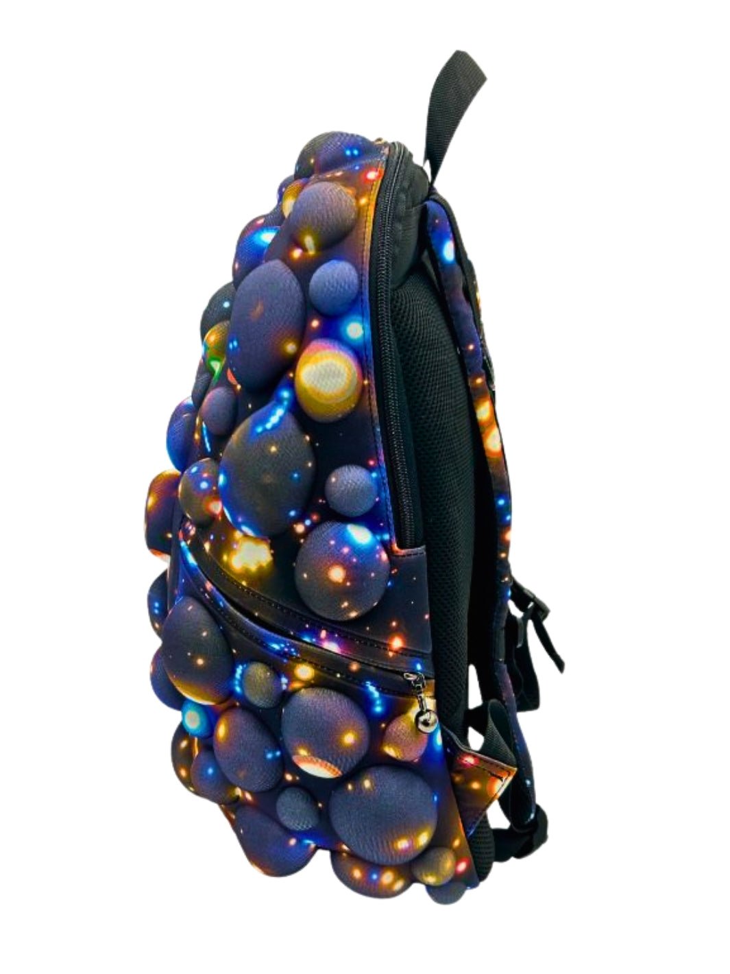 Side View of Warp Speed Galaxy Print Backpack - Madpax